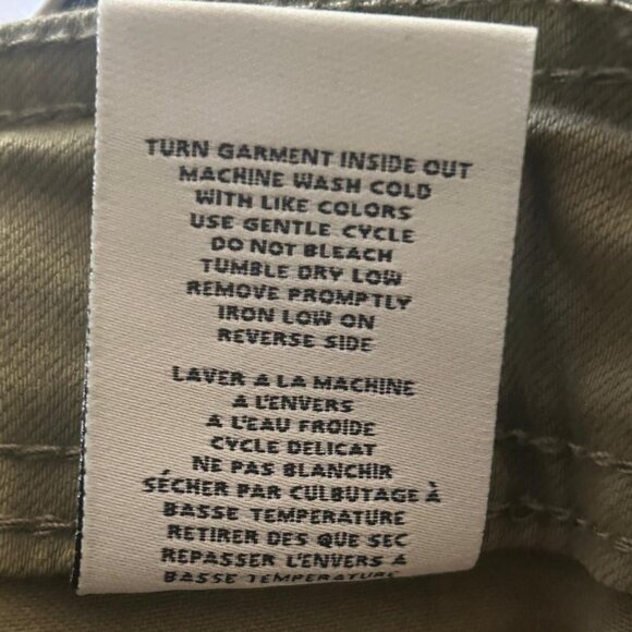 OAT NEW YORK high rise wide leg jeans in martini olive size 29 NWT - Picture 8 of 9